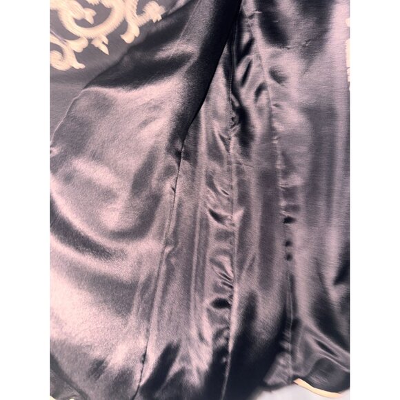 Escada Margaretha Ley Black faux Lace look Button-Up Blazer Jacket - Picture 9 of 11